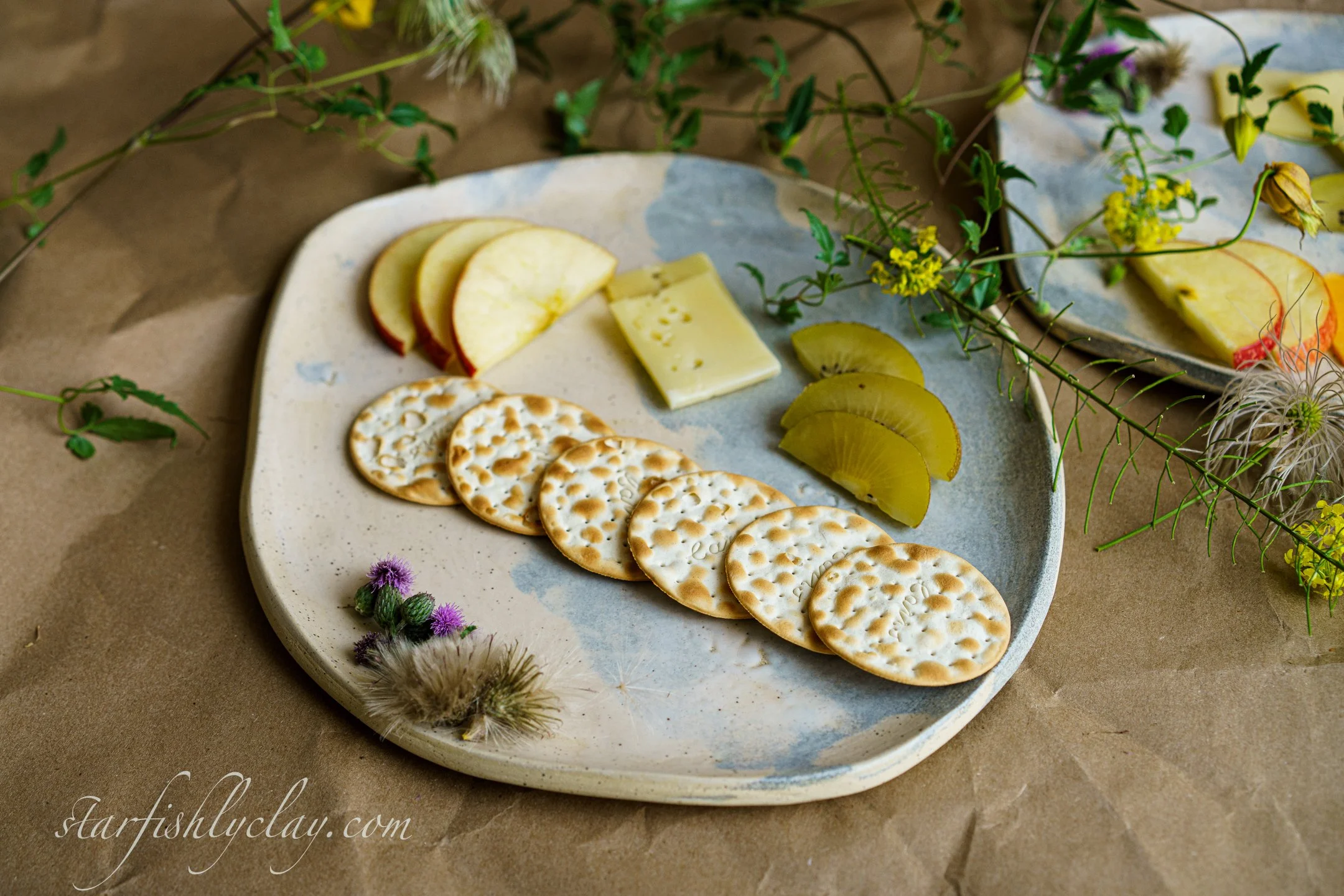 Handmade Charcuterie Plates.  Pottery made in Calgary, Alberta, Canada.