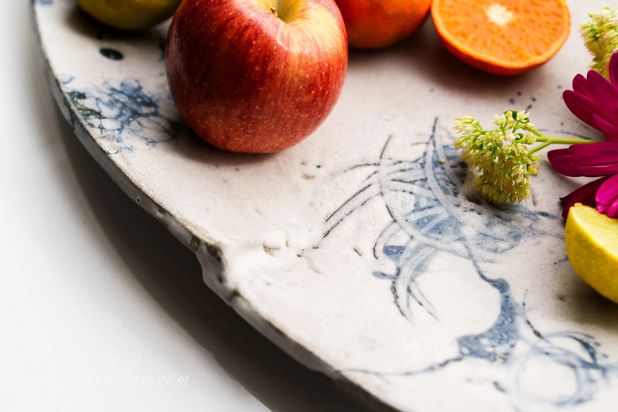 Handmade Fruit Bowl.  Handmade Pottery. Ceramics. Made in Calgary, Alberta, Canada