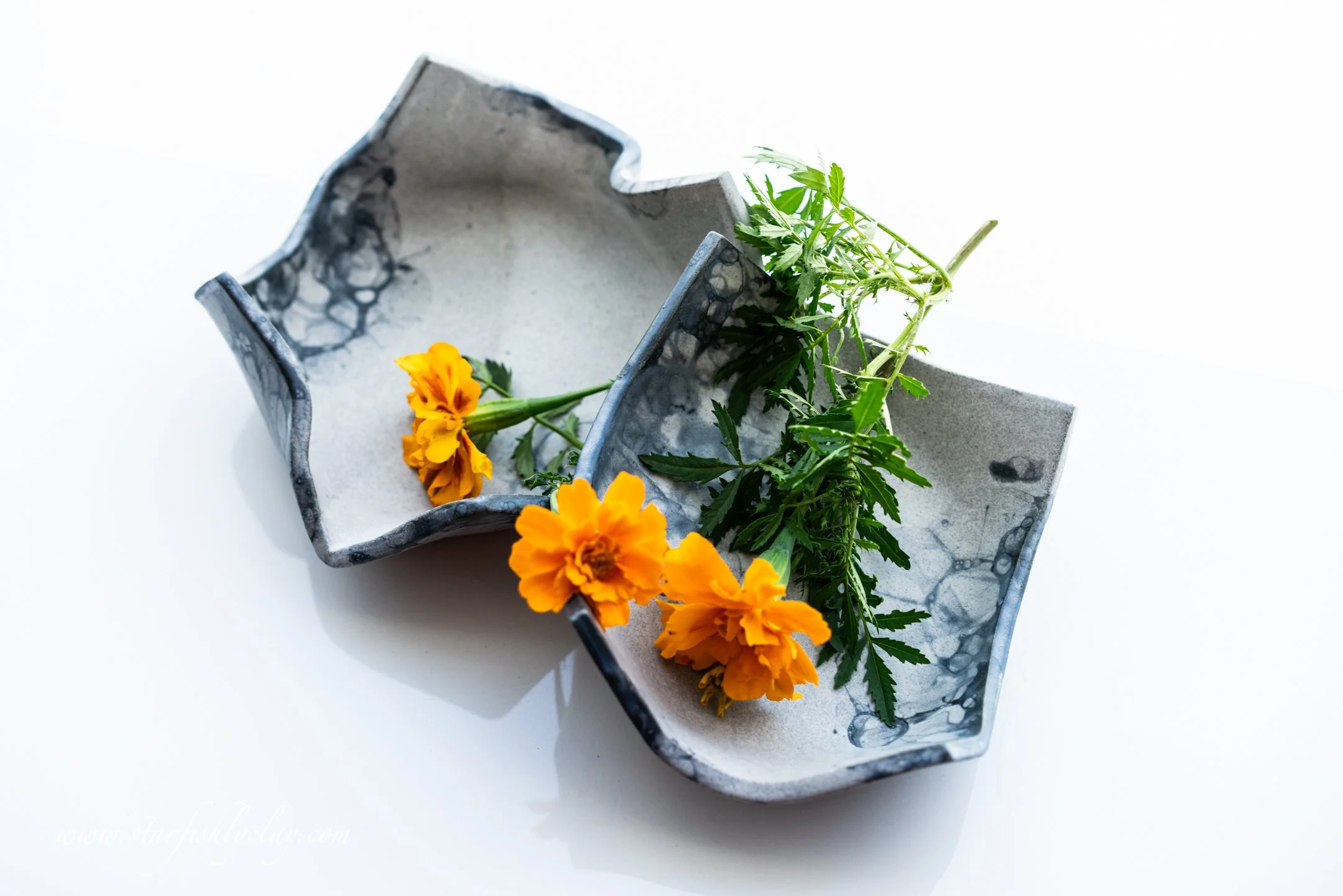 7" Papier Snack Bowls. Lava Pebble Collection. Grey Stoneware.  Made in Calgary, Alberta, Canada.  Local Pottery. YYC. Support Local. Handmade Pottery. Artisanal Ceramics.