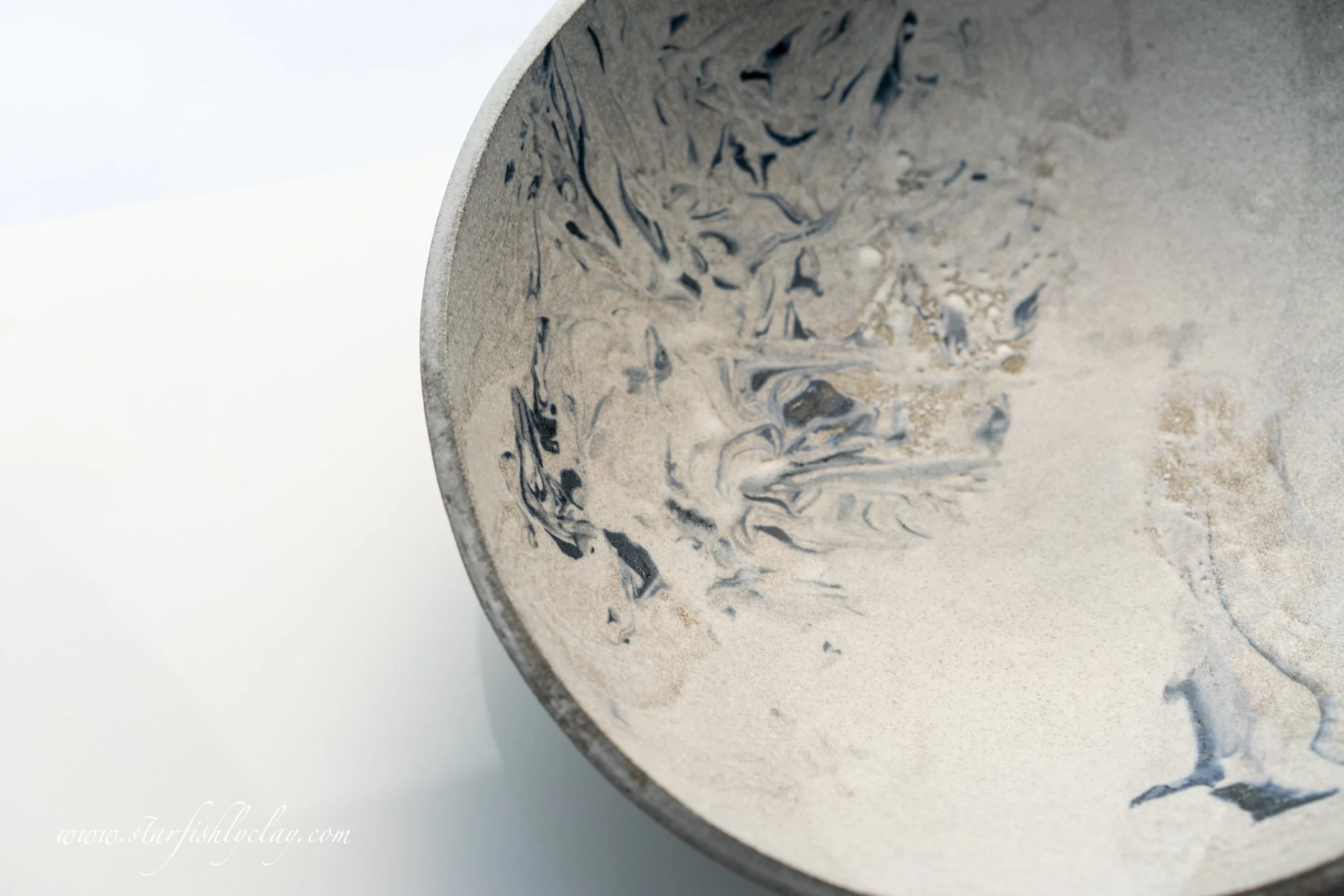 This bowl has a beautiful, organic marbled texture with a soft, earthy glaze. Handmade in YYC. Calgary. Alberta. Made in Canada. Handmade Ceramics. Locally made Pottery.