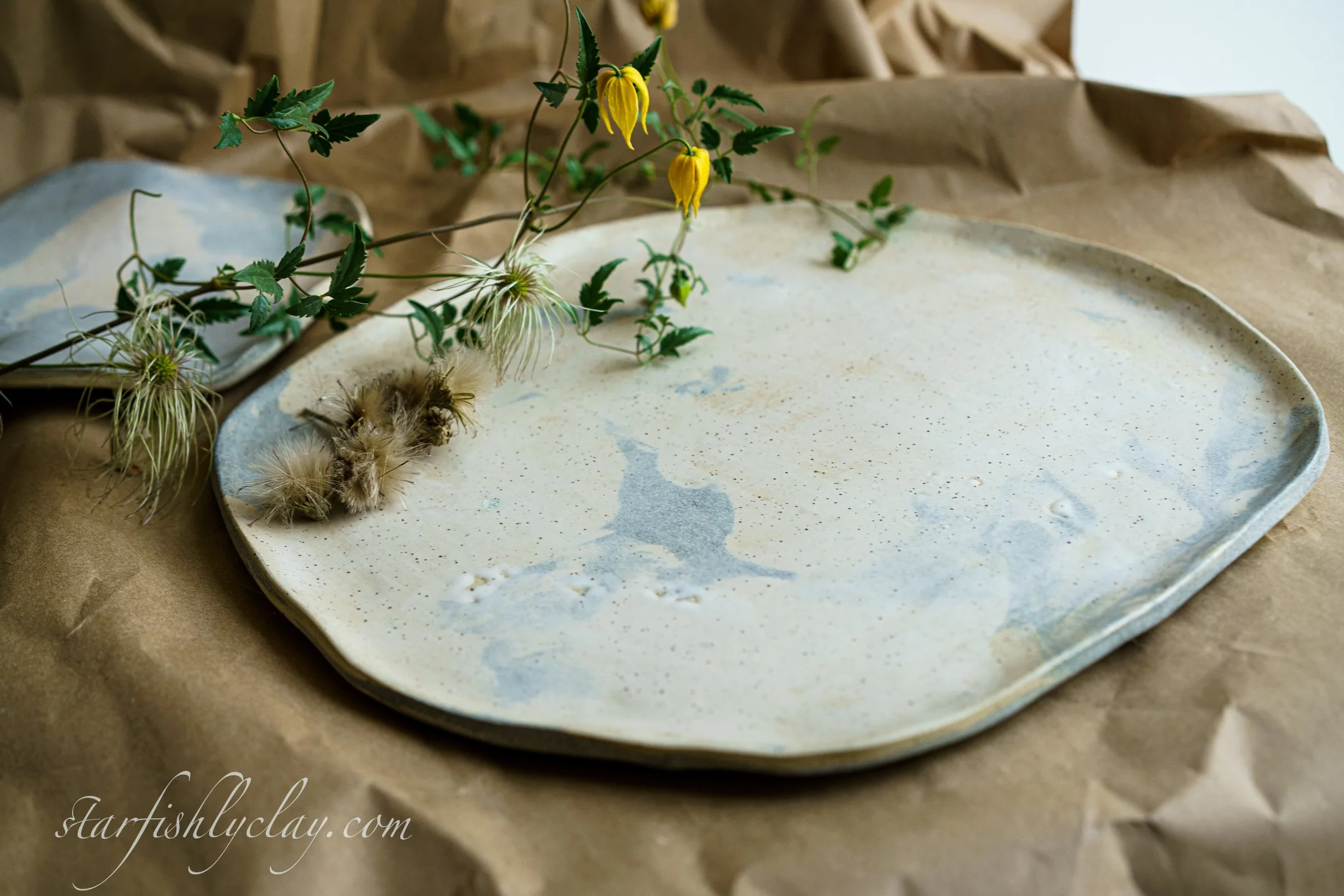 Handmade Charcuterie Plates.  Pottery made in Calgary, Alberta, Canada.