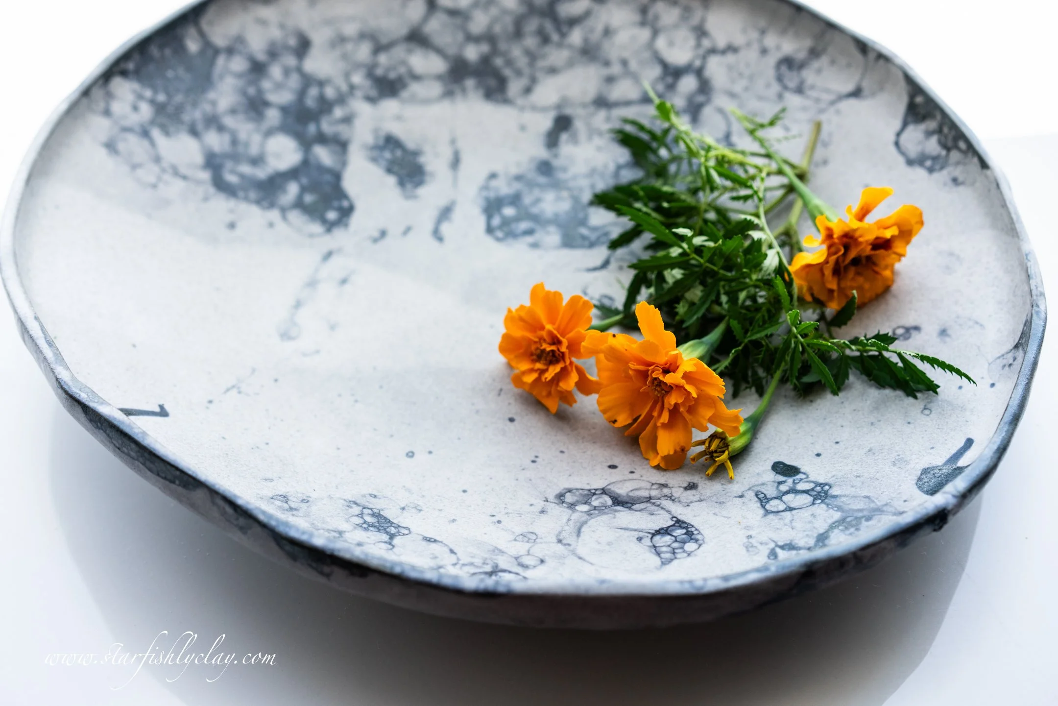 14" Fruit Bowl. Lava Pebble Collection. Grey Stoneware. Made in Calgary, Alberta, Canada. Local Pottery. YYC. Support Local. Handmade Pottery. Artisanal Ceramics.