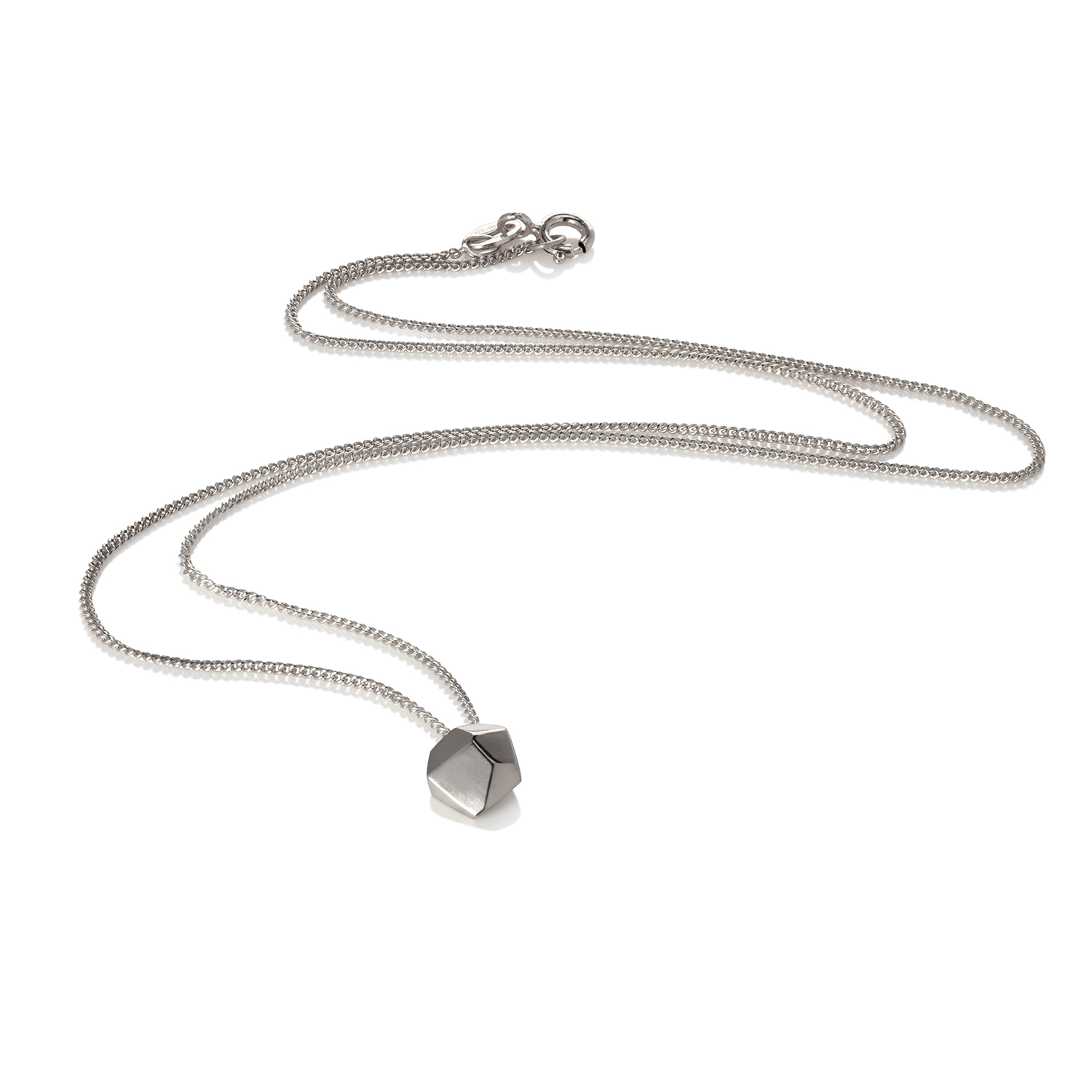 Silver Nugget Necklace