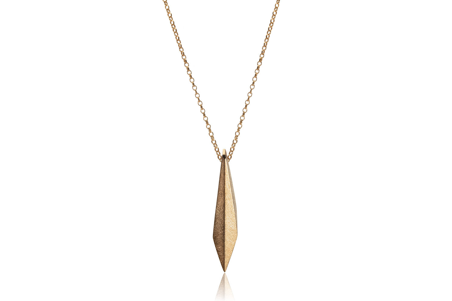 Large Shard Necklace, Gold