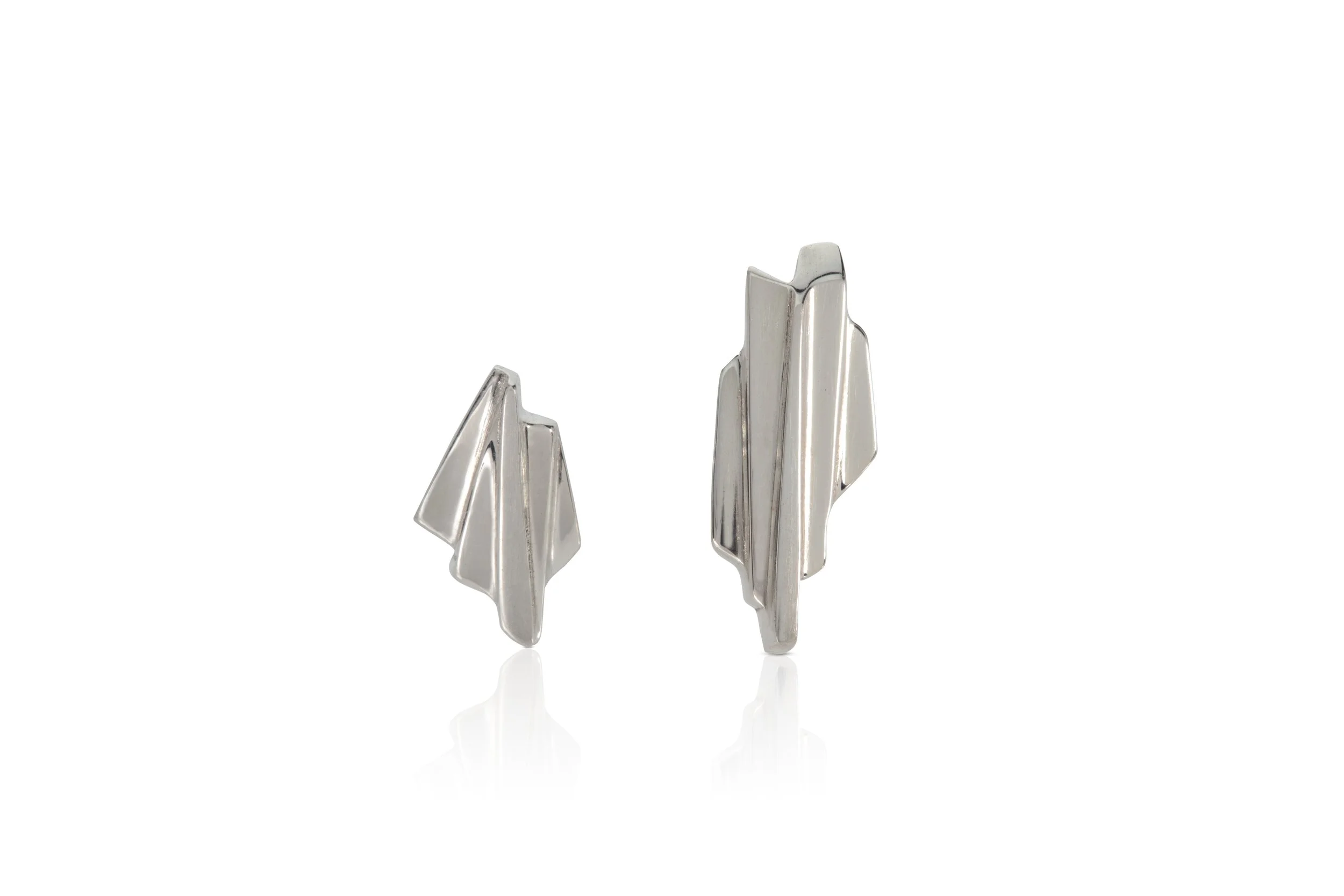 Art Deco Slate Layered Silver Stud Earrings.jpg