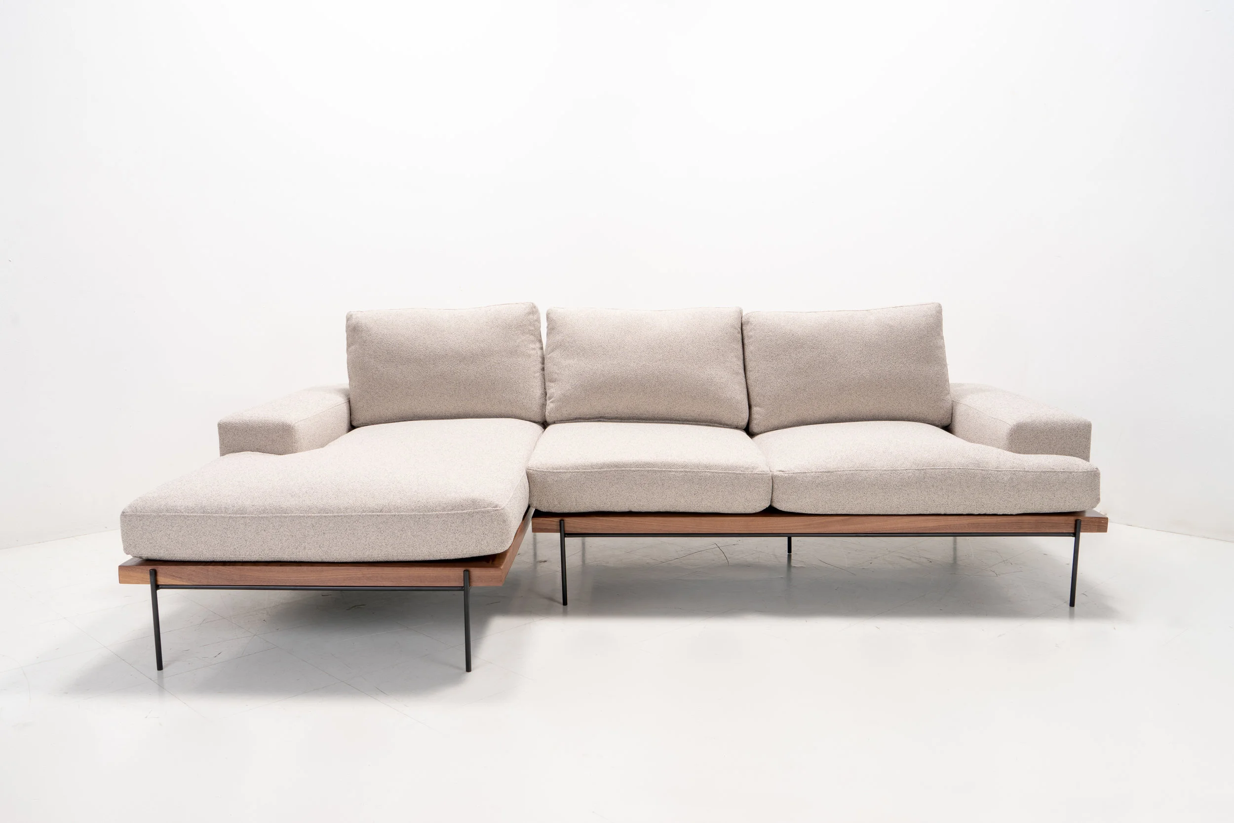 Woodrail Sofa Chaise