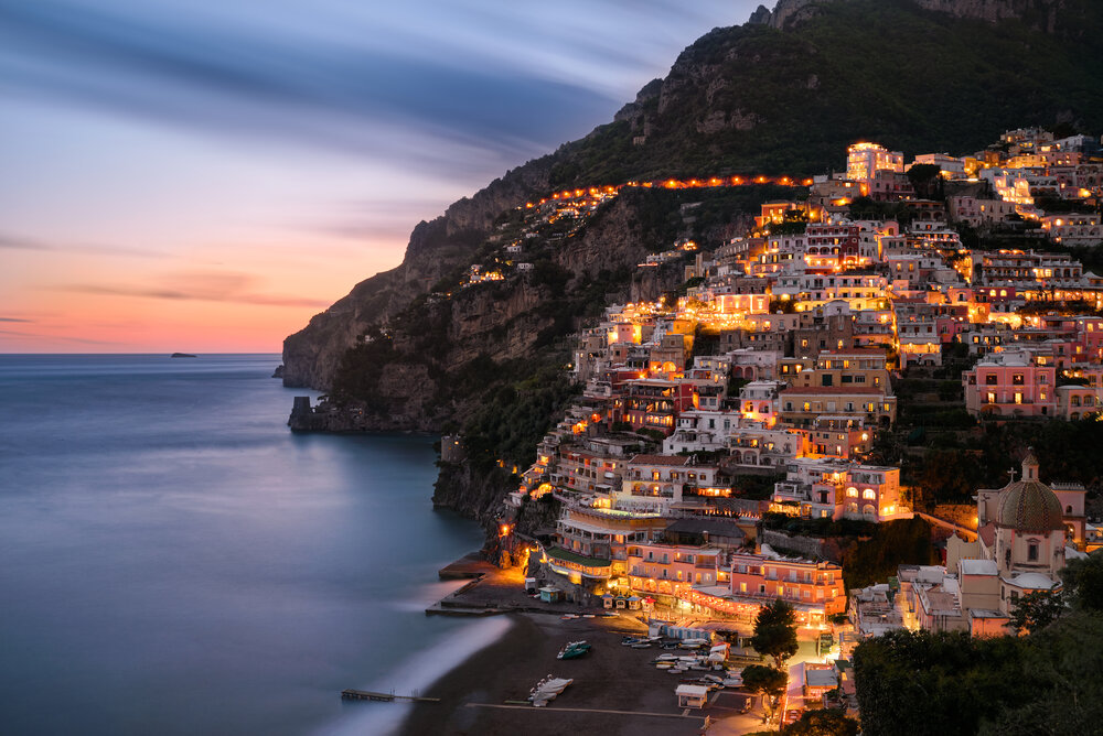  Take an unforgettable tour of the Amalfi Coast - this is Positano by night 