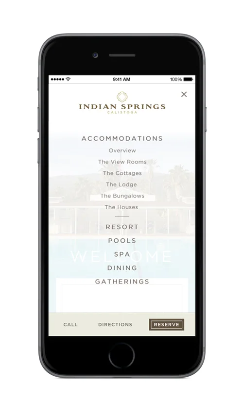 Easy navigation for complex site architecture.