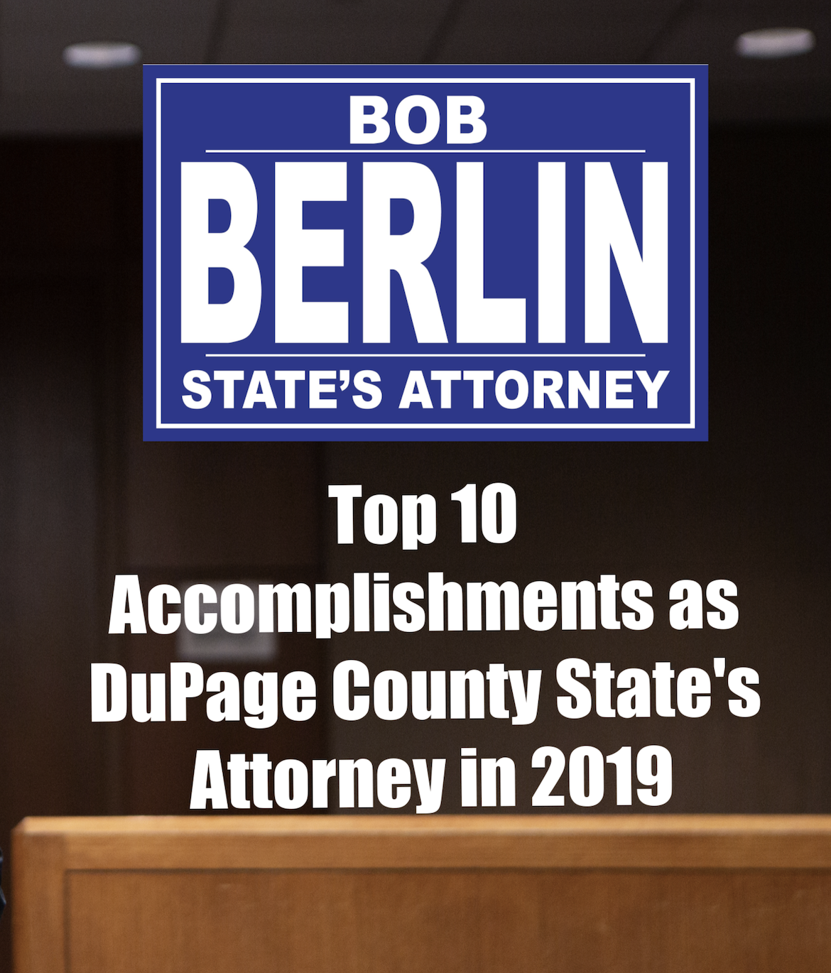 Bob Berlin's Top 10 Accomplishments in 2019