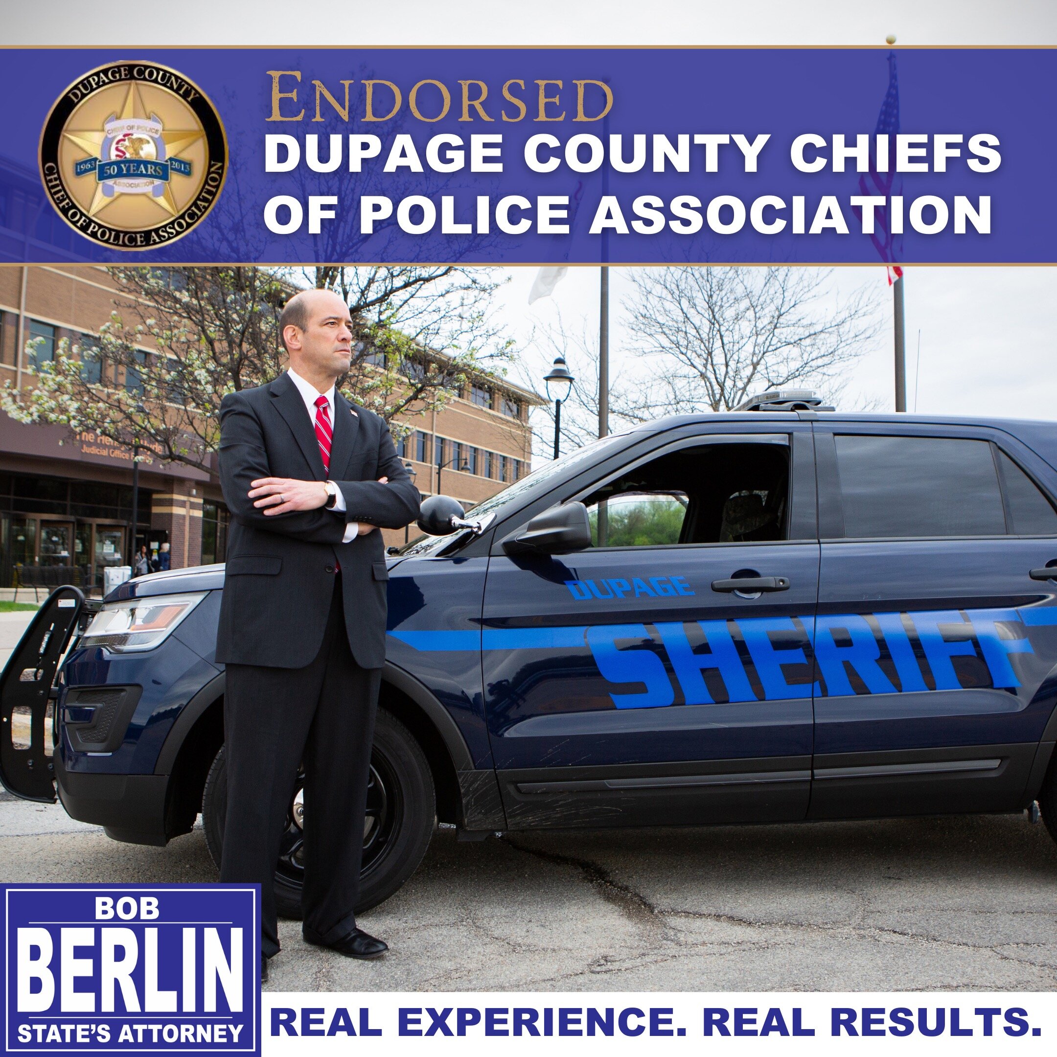 Bob Berlin - Endorsed by the DuPage County Chiefs of Police Association