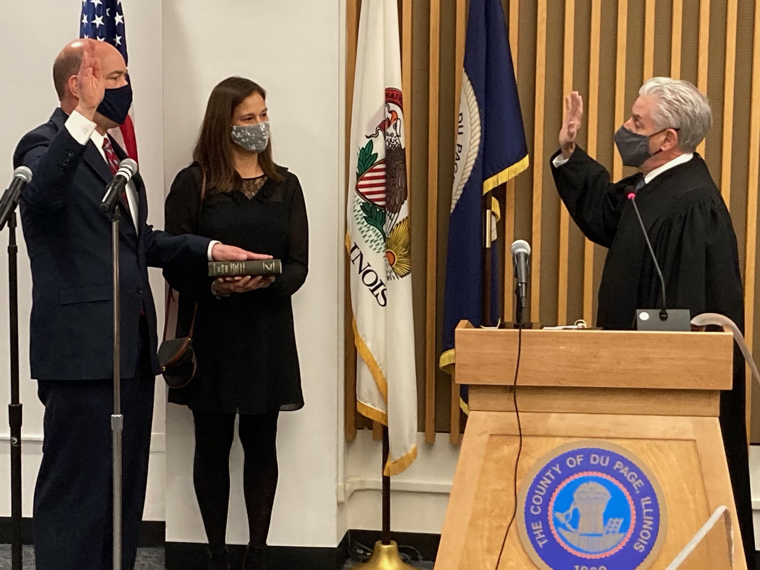 Bob Berlin sworn in as DuPage County State's Attorney