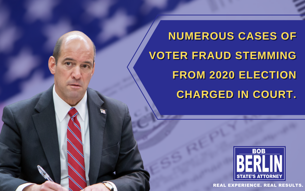 Bob Berlin Announces Charges on Cases of 2020 Election Fraud