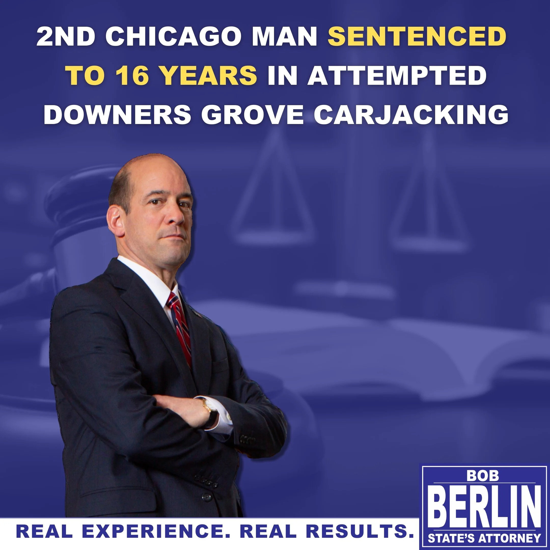 Second Chicago Man Sentenced To 16 Years For Attempted Carjacking