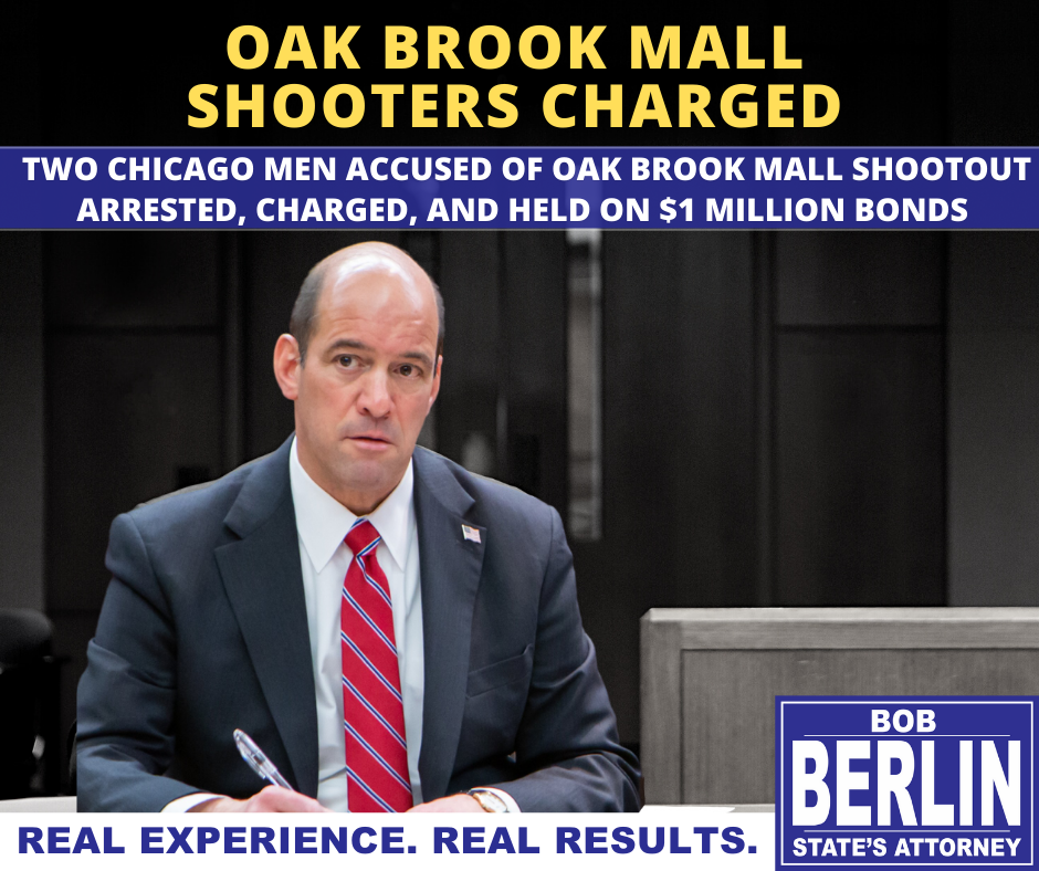 Two Chicago Men Charged In Oak Brook Mall Shootout; Facing Multiple Felonies, Held On $1 Million Bonds