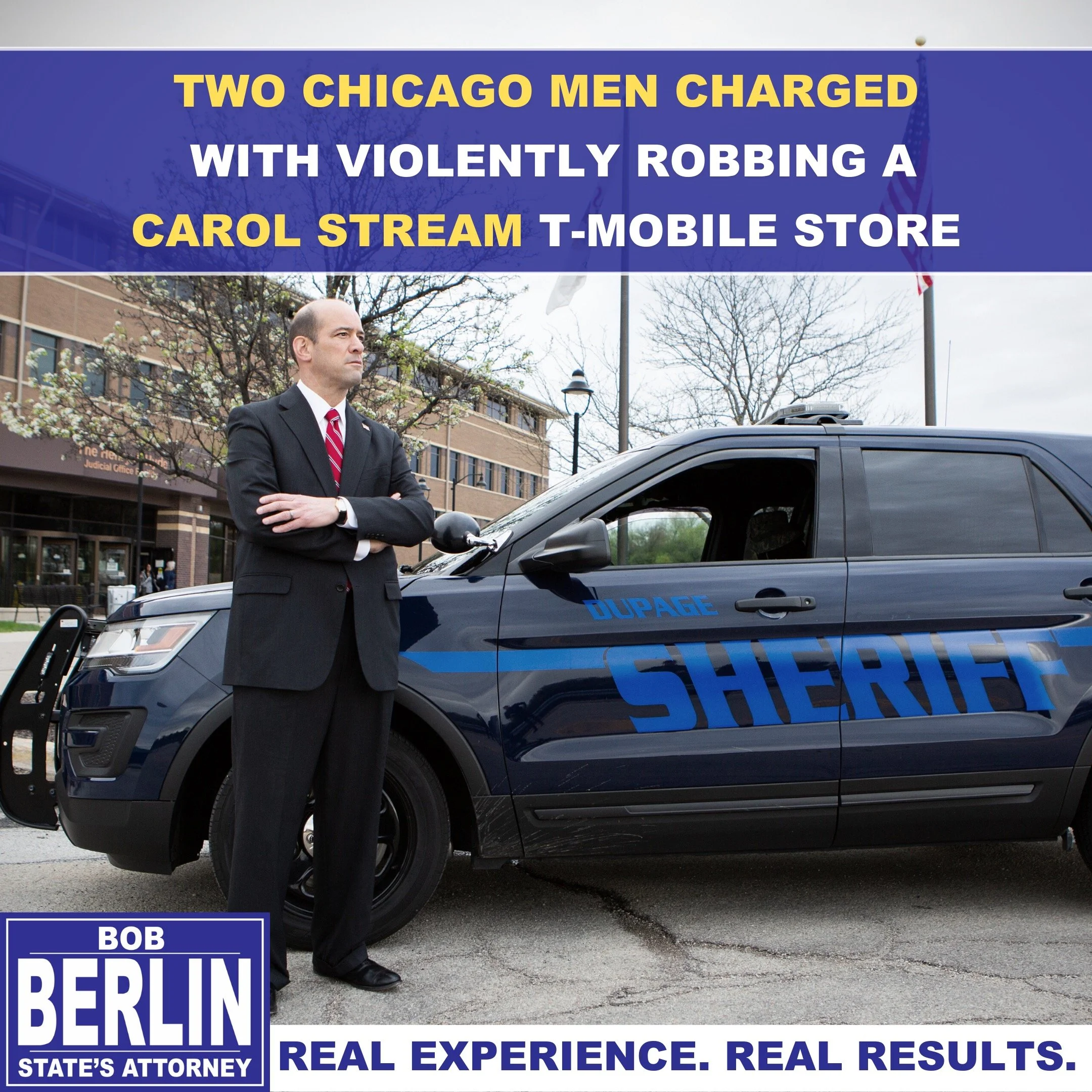 Chicago Pair Charged with Robbing Carol Stream T-Mobile Store