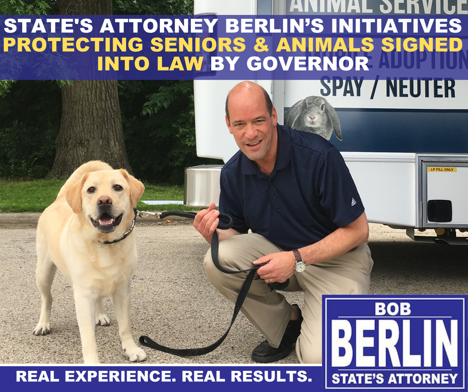  State's Attorney Berlin Initiatives Protecting Seniors and Animals Signed into Law by Governor