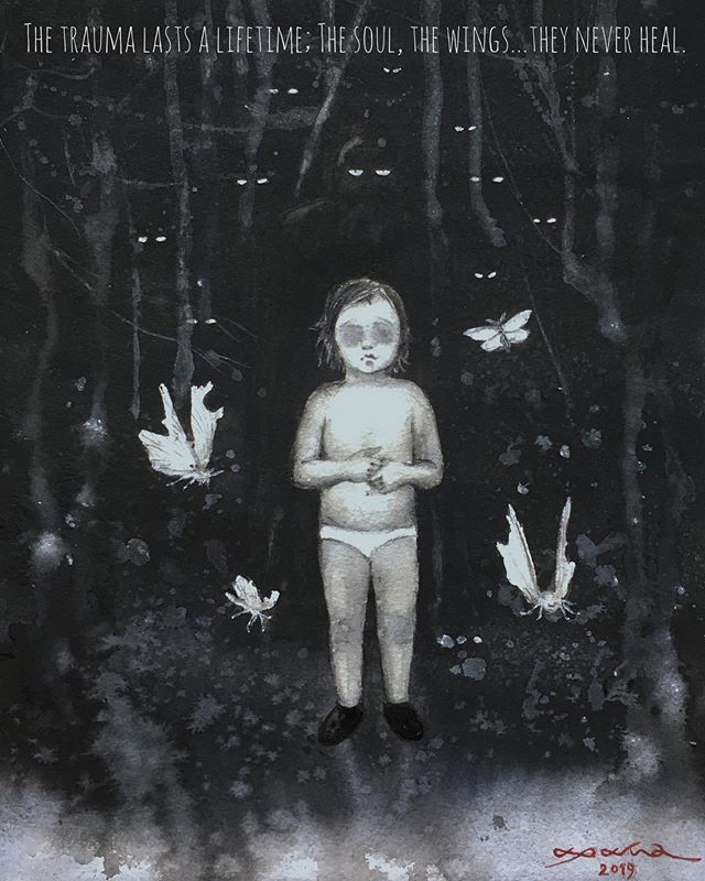 Imagine a childhood filled with trauma, and a whole life without happy memories from those carefree years; a life where every moment is a nightmare that you cannot wake up from. The demons are all around us, living amongst us, and apparently thriving