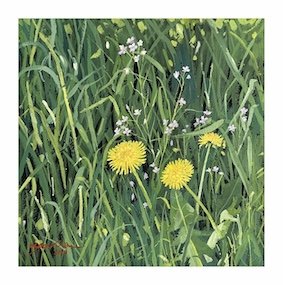 'Little sunshines', Gouache on paper, 21 cm x 21 cm