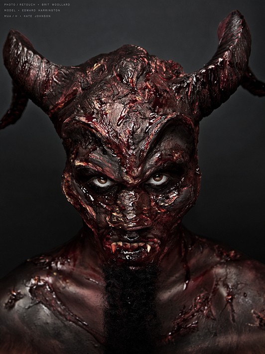 Halloween Devil special effects artist