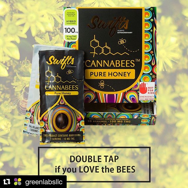 #Repost @greenlabsllc with @get_repost
・・・
Help keep the planet green and the wildlife safe every day with our Cannabees Pure Honey. Did you know that a percentage of sales go to honeybee research at Washington State University? Double tap if you lov