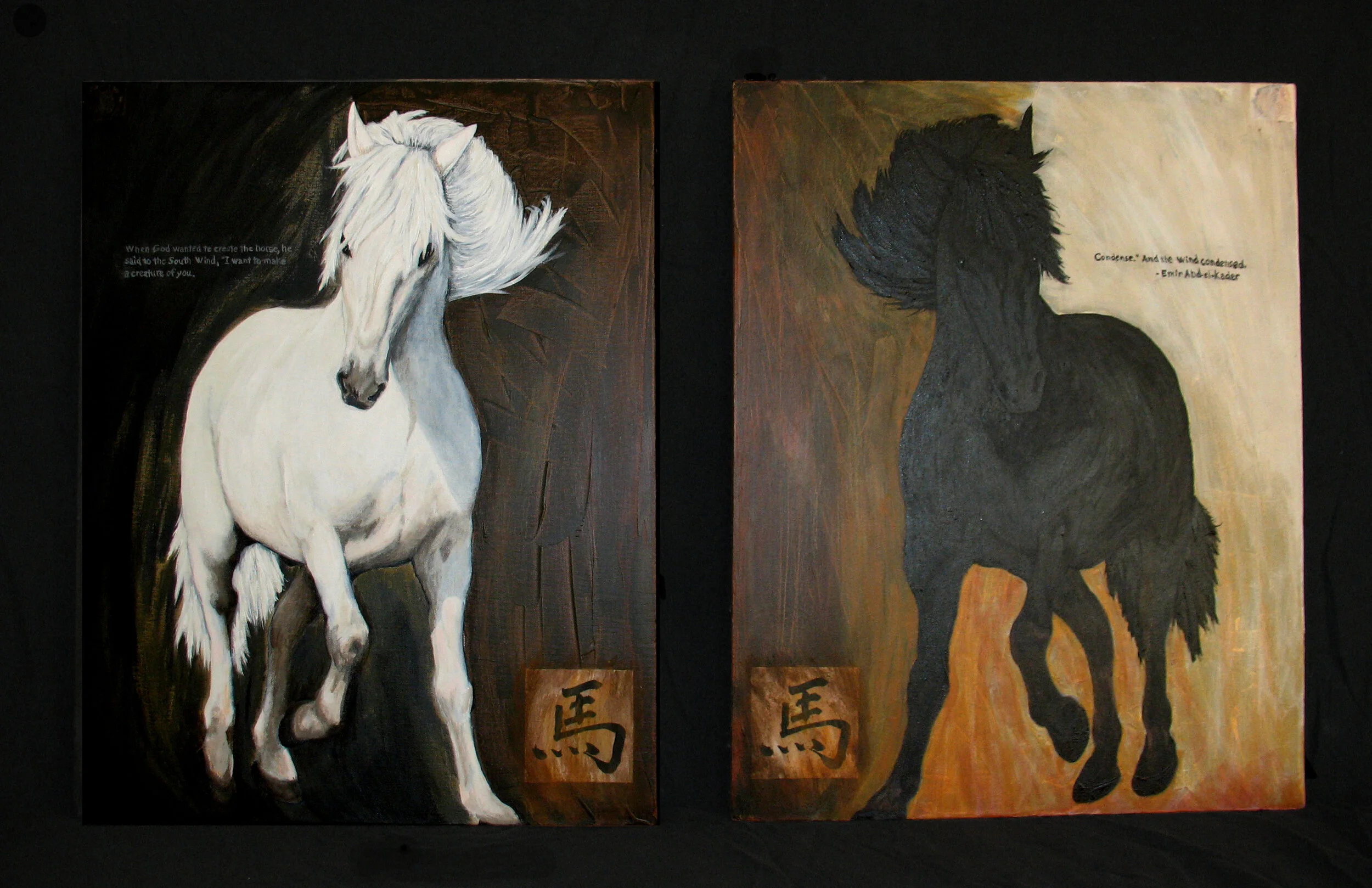 D001 - When God Wanted to Create the Horse - acrylic on canvas 31 x 49.jpg
