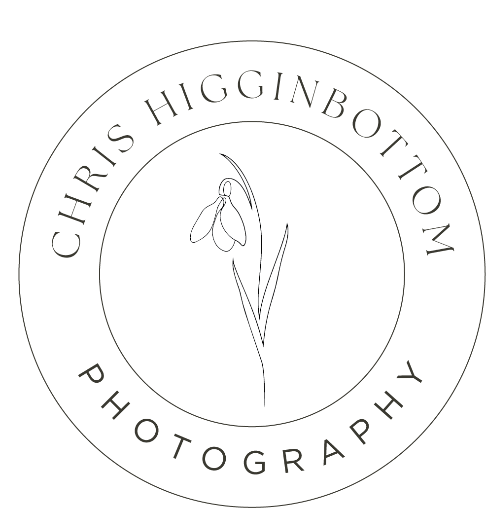 snowdrop logo for chris higginbottom photography