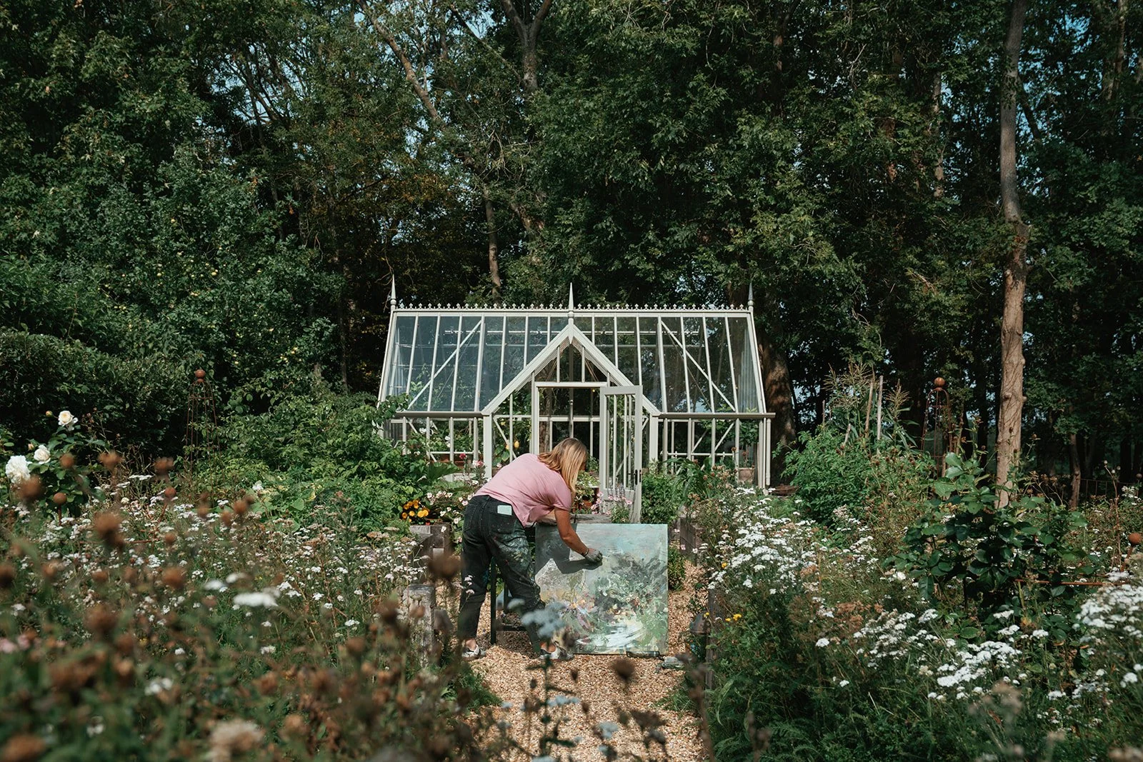Painting Lydia Millen's Garden