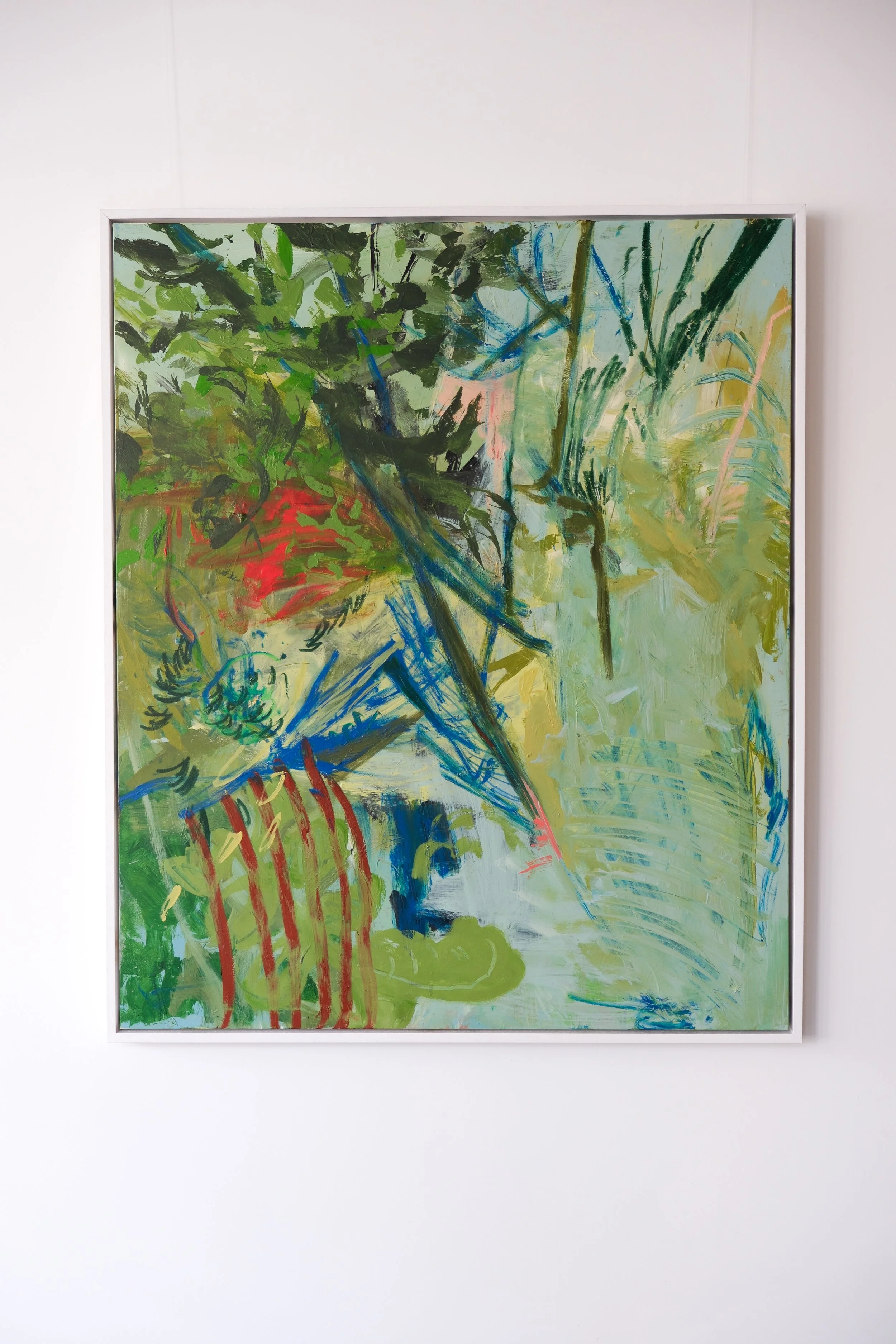 ‘Let The Trees Breathe’ 120 x 100cm oil , acrylic , oil stick on canvas