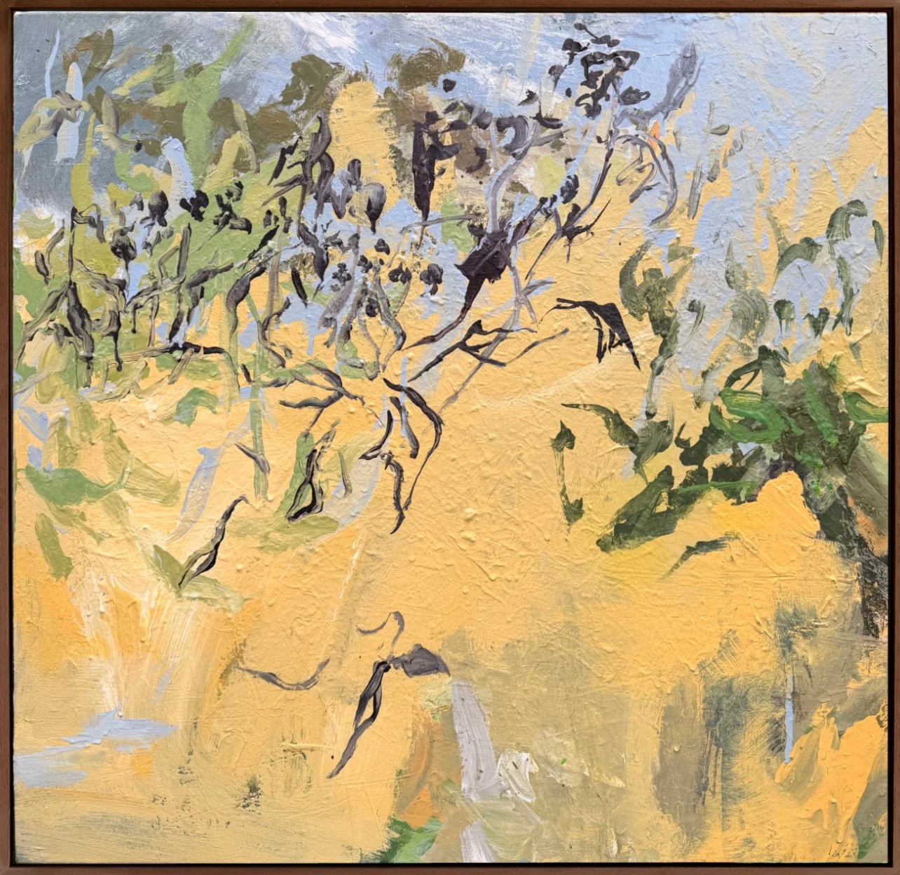 last of the blackberries_84x84cm_Dark walnut frame_GEORGIA ELLIOTT.jpg