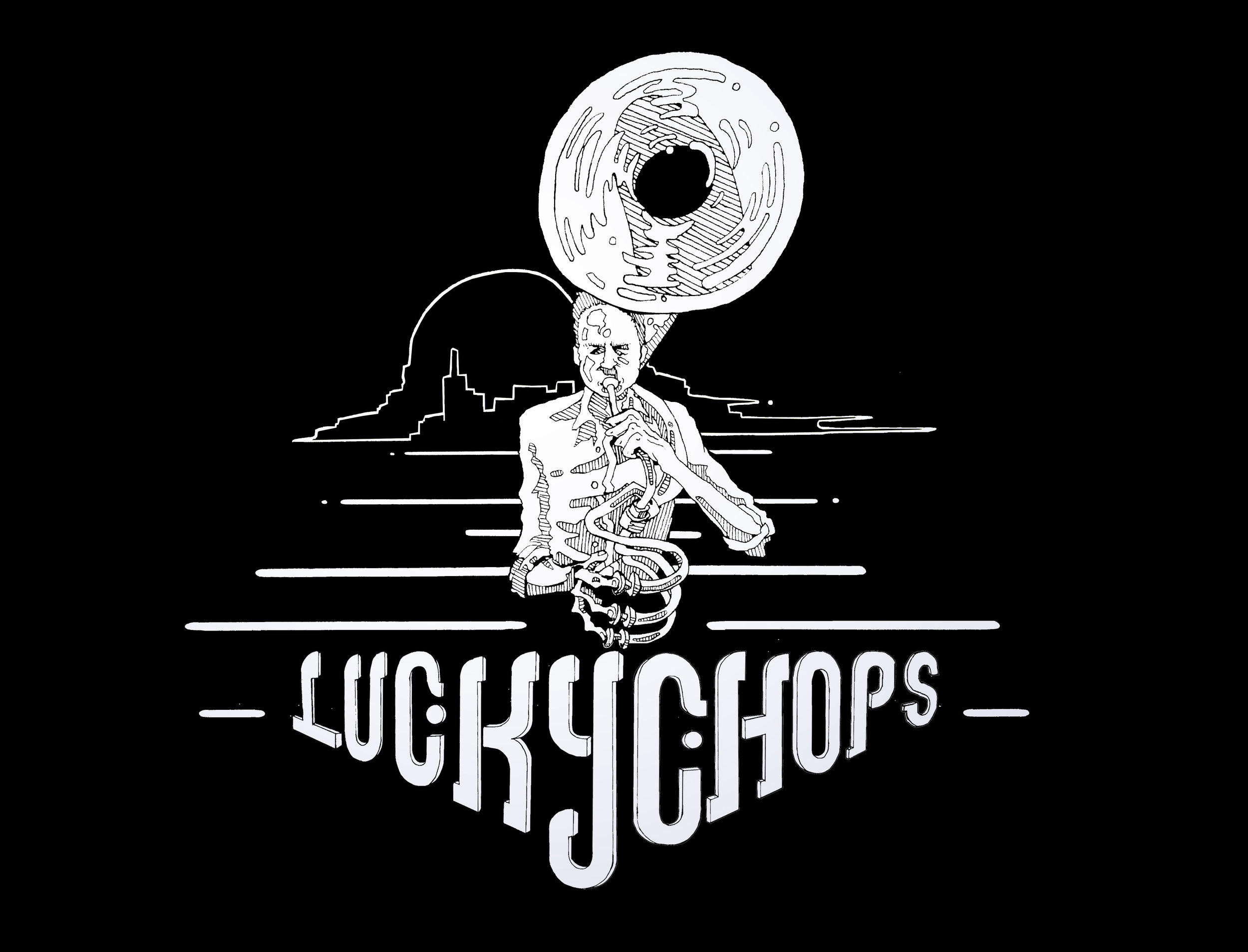 Logo for Lucky Chops Brass Band