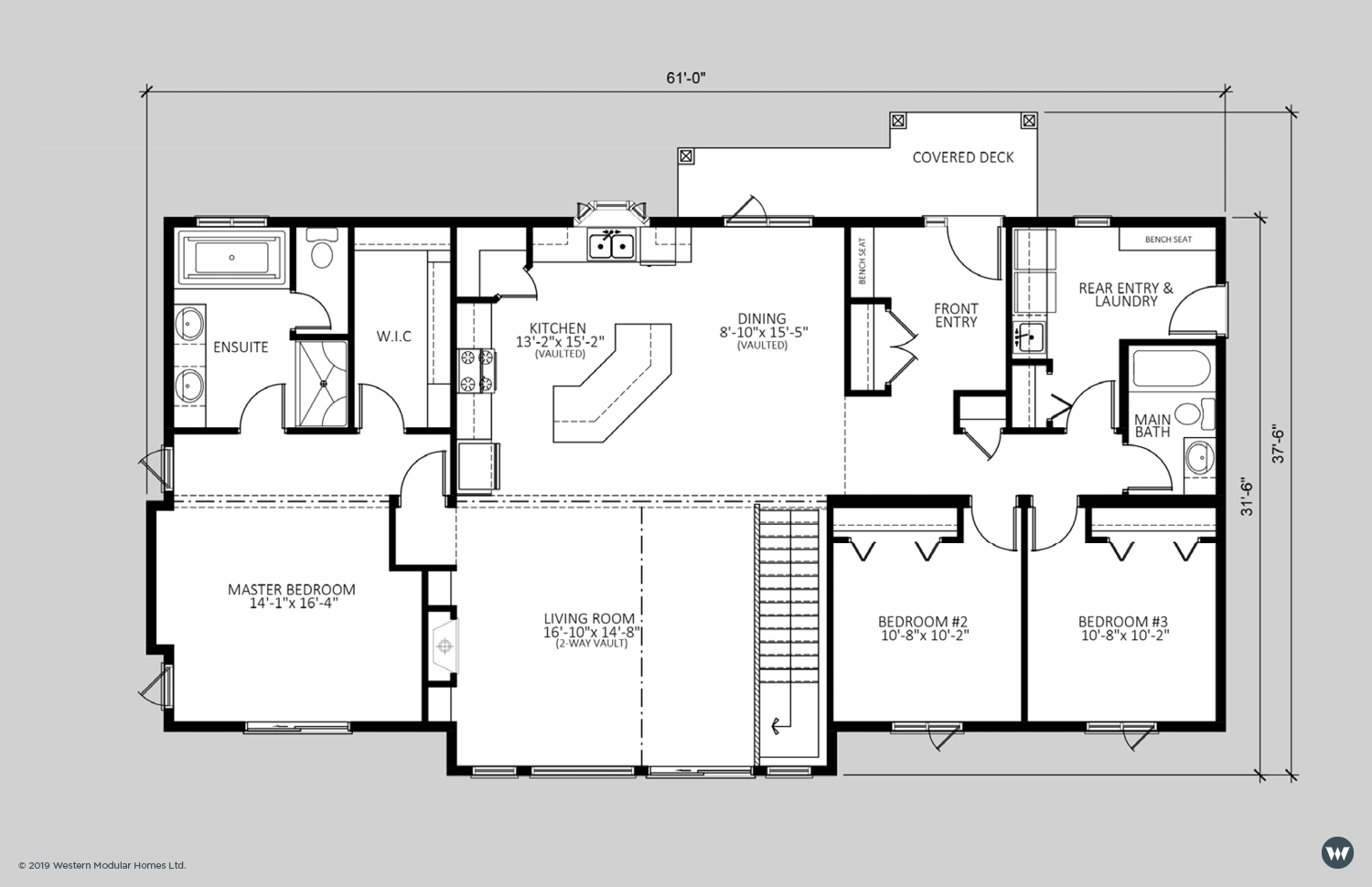 The Kingsford II 1,804 sq ft Standard Floorplan