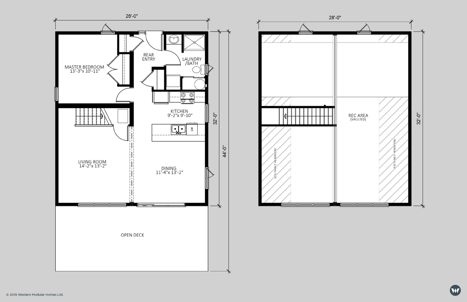 The Haven 1,563 sq ft (above 5’ headroom) Showhome Floorplan