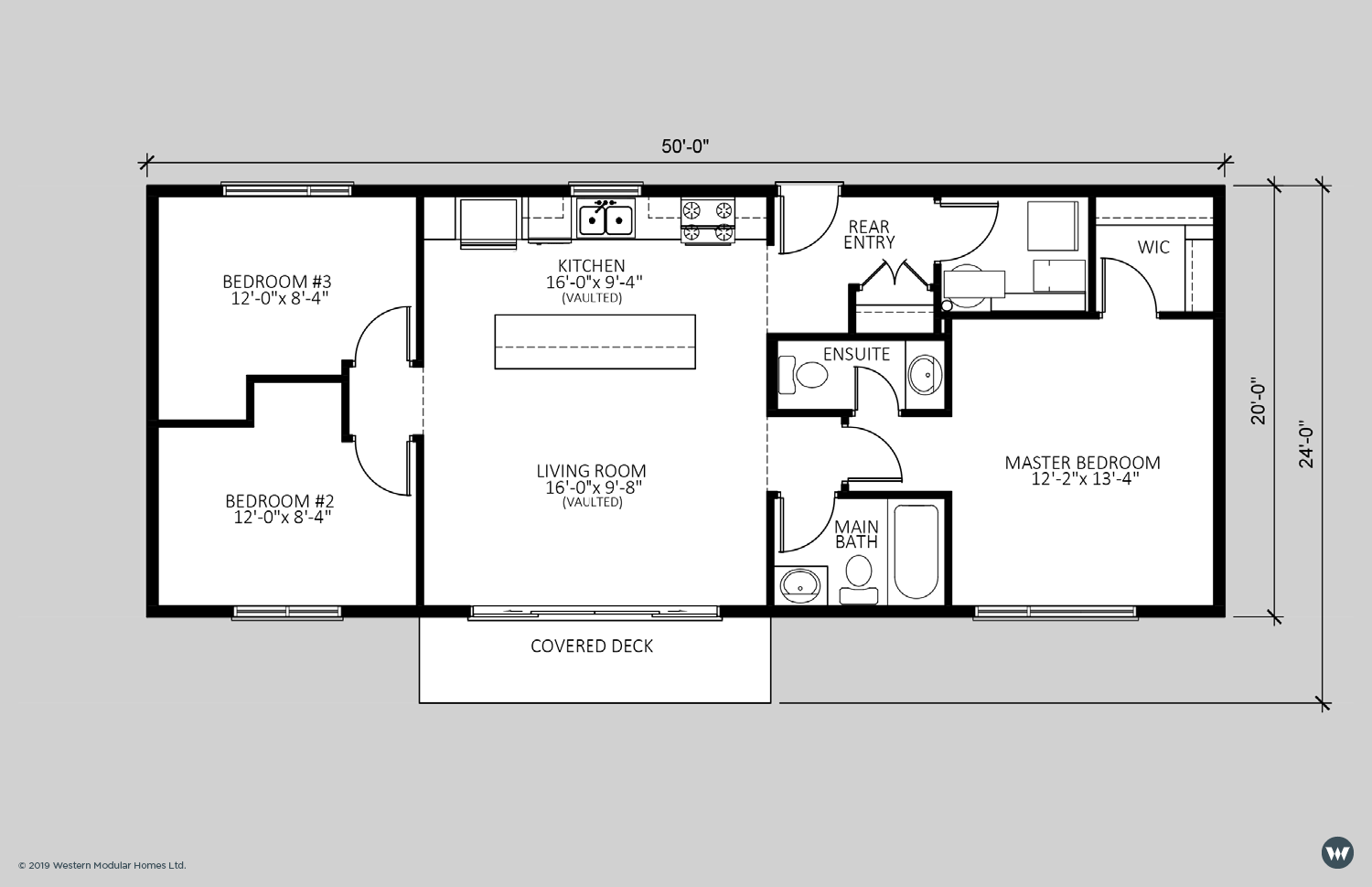 The Onyx 1,000 sq ft Showhome Floorplan