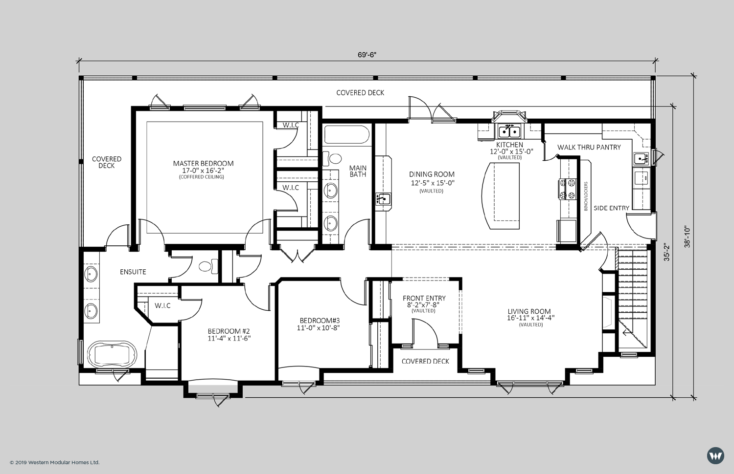 The Hampton 2,089 sq ft Showhome Floorplan