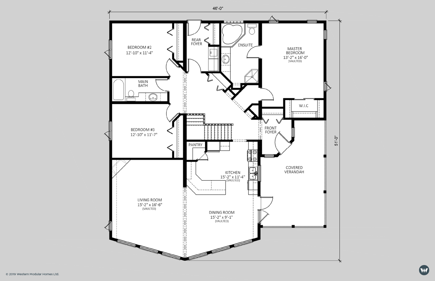 The Waterford 1,906 sq ft Standard Floorplan