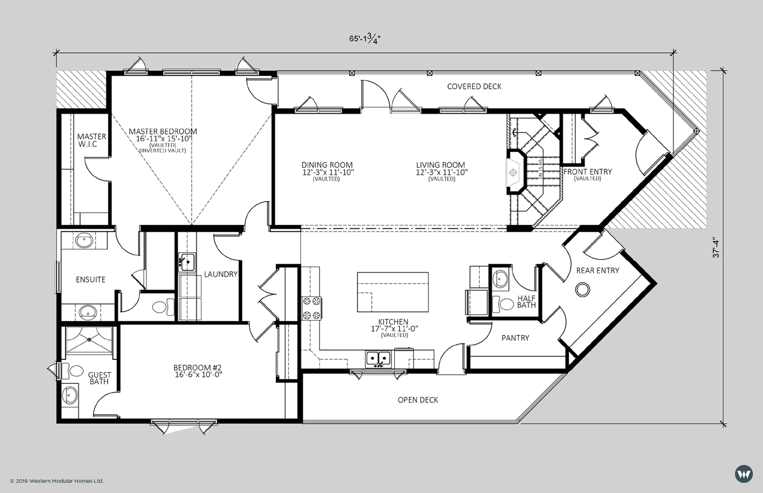 The Winchester 1,906 sq ft Standard Floorplan