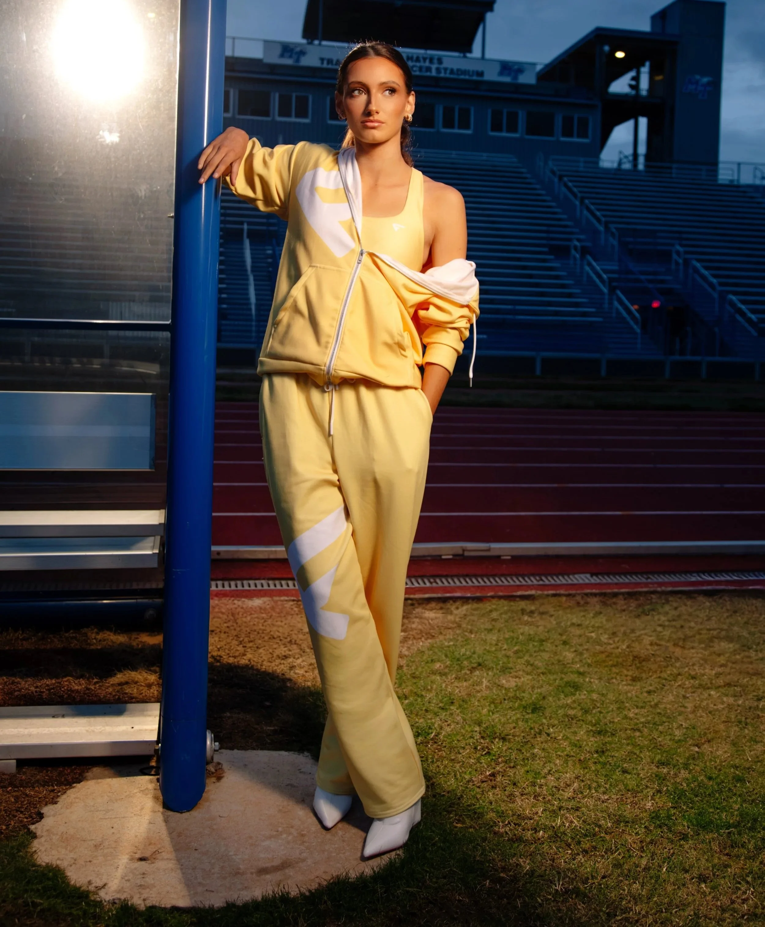 Lemon Drop Wide Leg Joggers