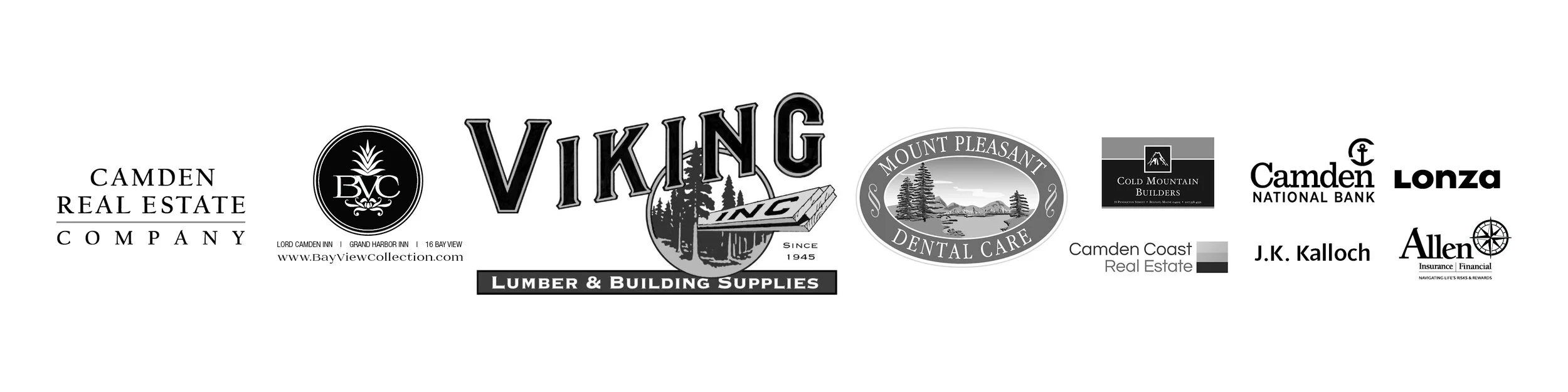 2019 One Night Without A Home is proudly sponsored by the businesses listed above along with in-kind support from Megunticook Market, Camden Community Breakfast and Zoot Coffee.
