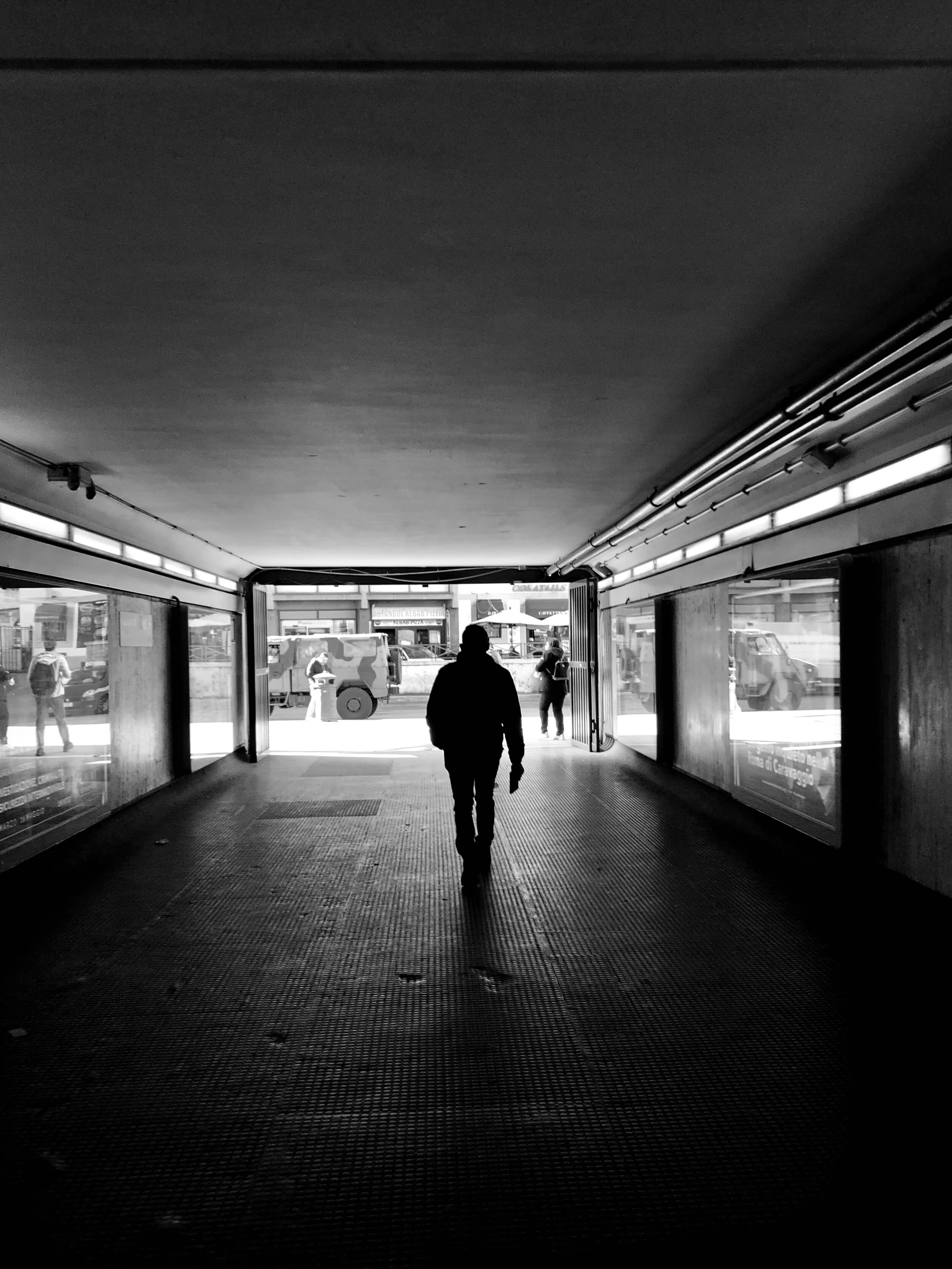  Man Alone. Flaminio— Piazza del Popolo, Rome, Italy. 2020 