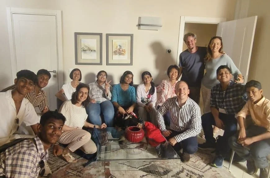 Taking care of young pilgrims with a Focolare in Rome, July 2024