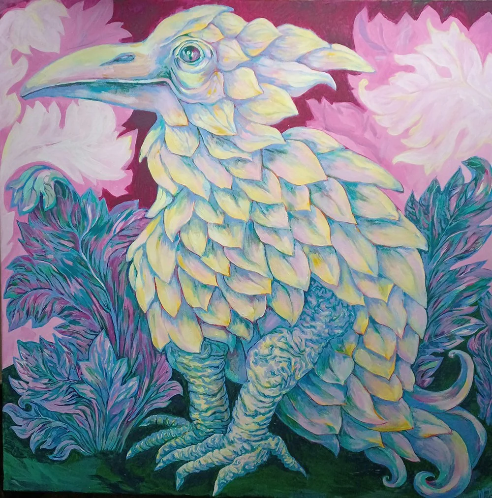 The Phoenix - Acrylic on Canvas | 61x61 cm