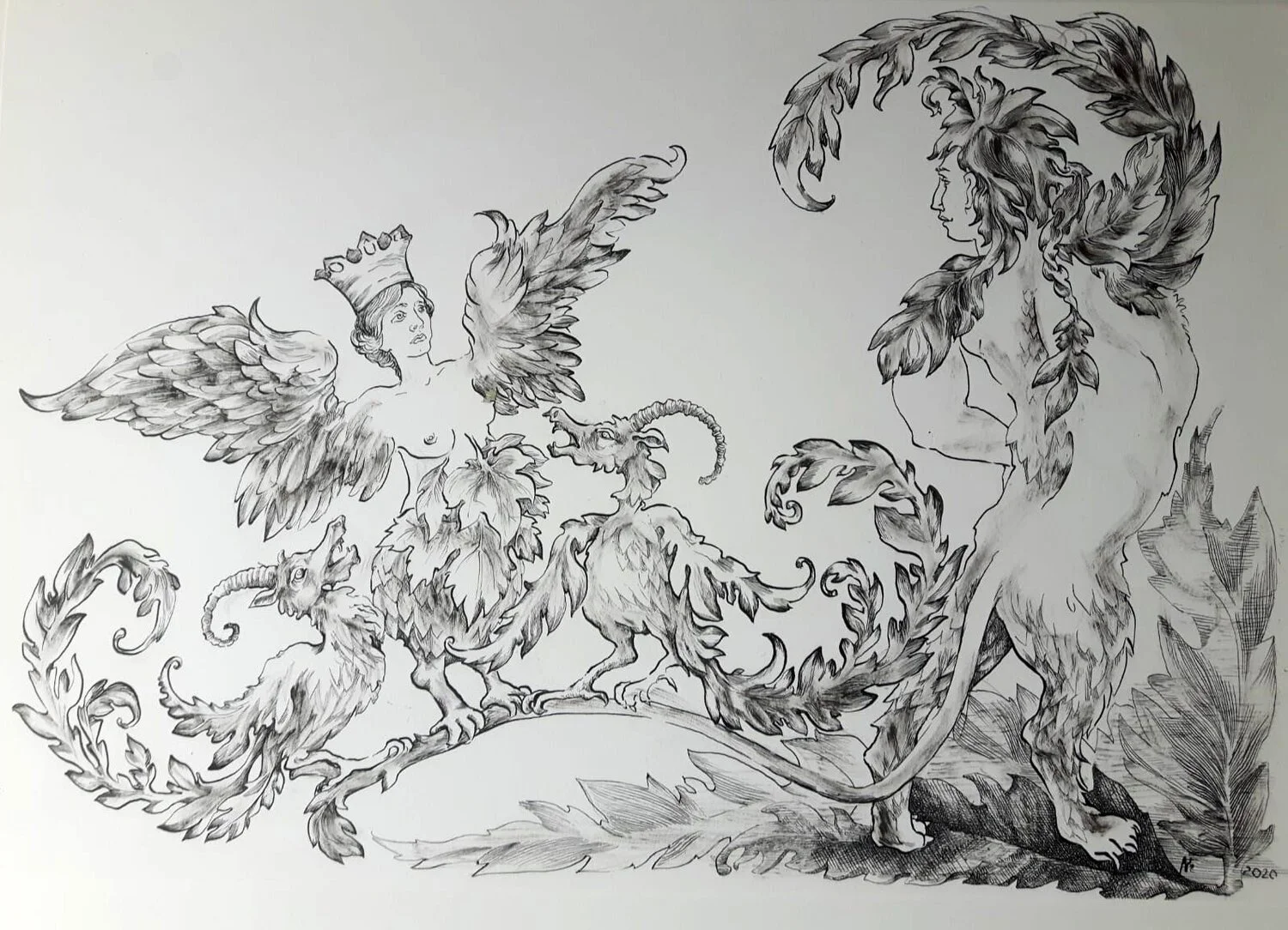 Instability - Ink on Paper | 33x43.2 cm