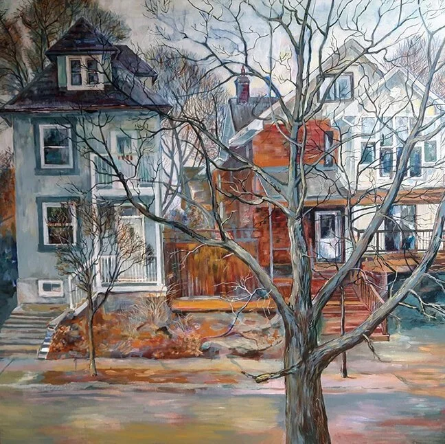 The View From My Window - Acrylic on Canvas | 121.9x121.9 cm