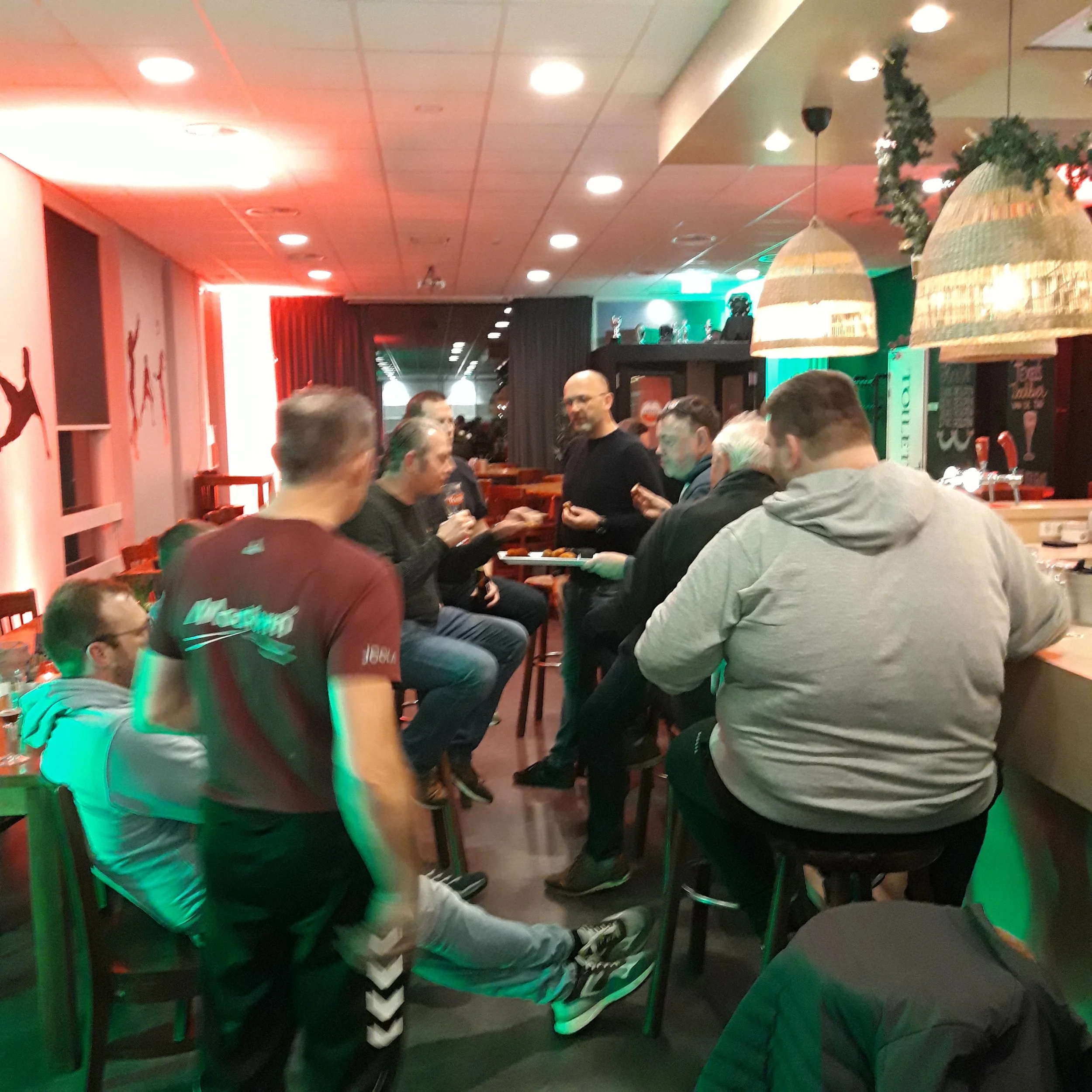 ook voor de bar was het goed toeven