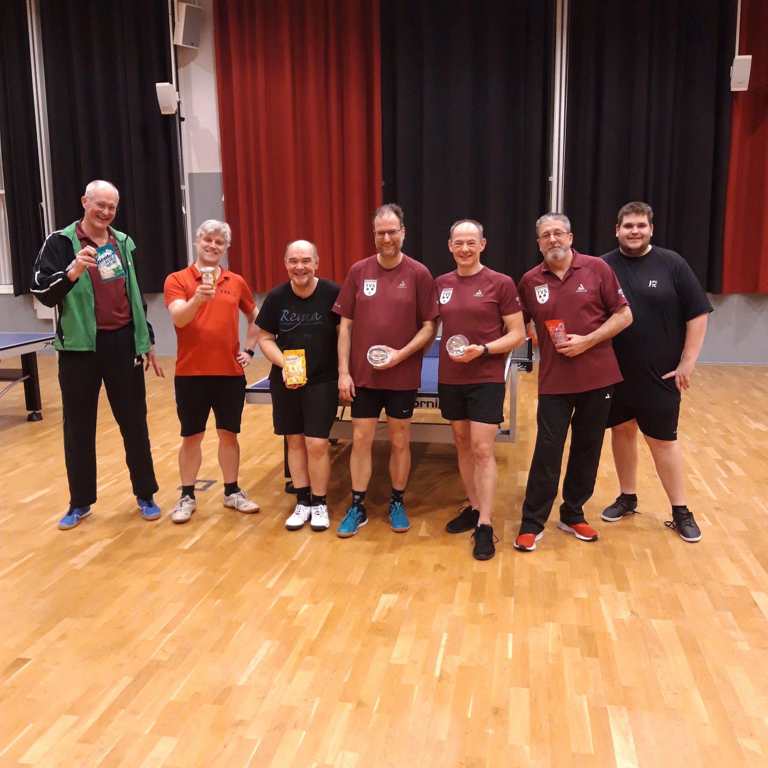 de winnaars van de 3e Ladderavond