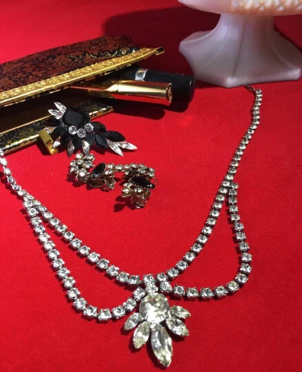 Lady Bird - Rhinestone Necklace