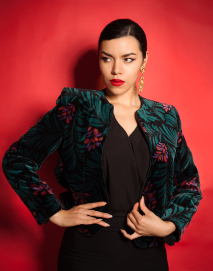 Weathervane Velour 1980's Jacket
