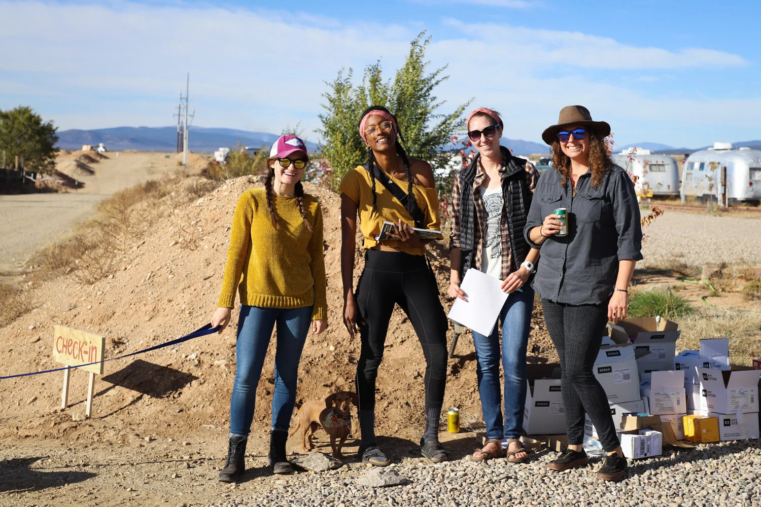 The welcoming crew at Hotel Luna Mystica — photo by Hailey Hirst