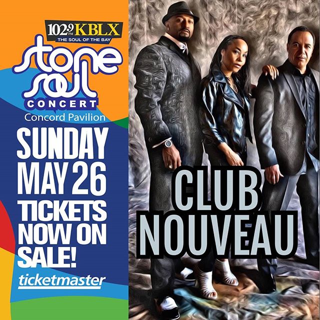 Check us out (Club Nouveau) at The Stone Soul Concert May 26th, 2019..... Hope To See U There!!!