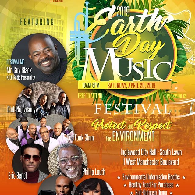 Check out CLUB NOUVEAU Saturday, April 20th, 2019 For Earth Day in Inglewood, Ca and its FREE!!! So share &amp; spread the word!!!